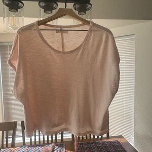 We The Free Light Pink Short Sleeve Tee